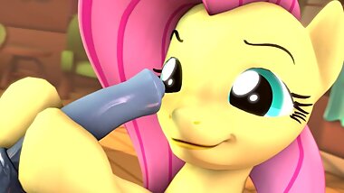 MLP 3D FUTA RAINBOW DASH X FLUTTERSHY BLOWJOB - SFM SOURCE FILMMAKER