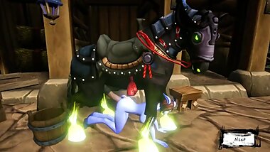 WHORECRAFT: RED RIDING HOOF 1.03 - Stormy x A stallion